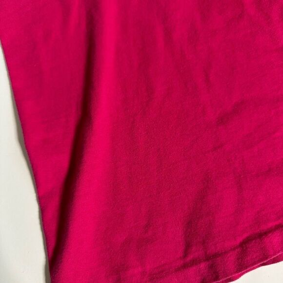 Vintage Hanes Beefy-T Single Stitch Hawaii Hibiscus Hot Pink Graphic Tee - Picture 6 of 9